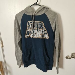 Star Wars Blue and Gray Hoodie